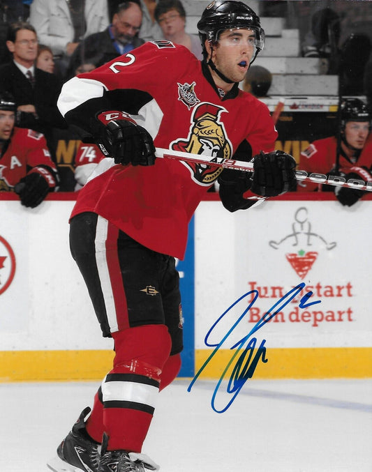 Photo autographiée 8x10 de Jared Cowen, Sénateurs d'Ottawa, n° 1, originale