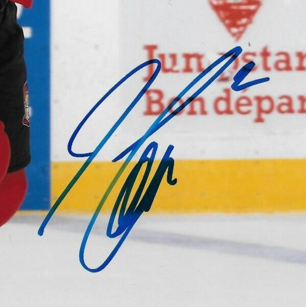 Photo autographiée 8x10 de Jared Cowen, Sénateurs d'Ottawa, n° 1, originale