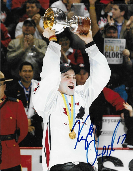 Signed Jared Cowen Team Canada World Juniors Autographed 8x10 Photo #1 Original