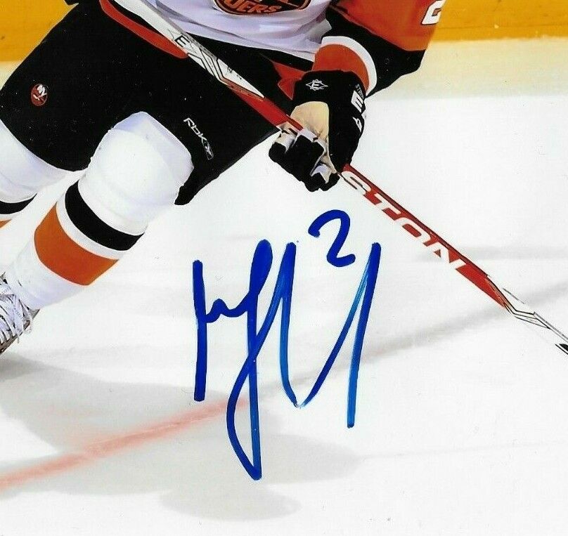 Signed Mark Streit New York Islanders Autographed 8x10 Photo #1 Original