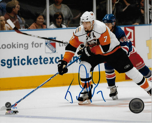 Signed Trent Hunter New York Islanders Autographed 8x10 Photo#1  Original