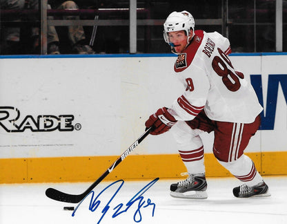 Photo autographiée 8x10 de Mikkel Boedker des Coyotes de l'Arizona n°2