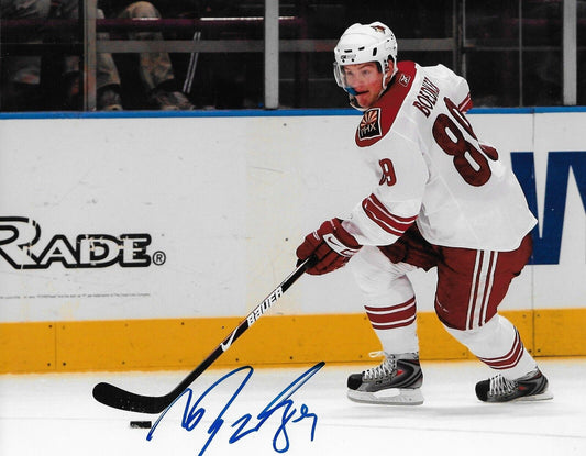 Photo autographiée 8x10 de Mikkel Boedker des Coyotes de l'Arizona n°2