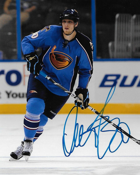 Signed Nik Antropov Atlanta Thrashers Autographed 8x10 Photo #1 Original