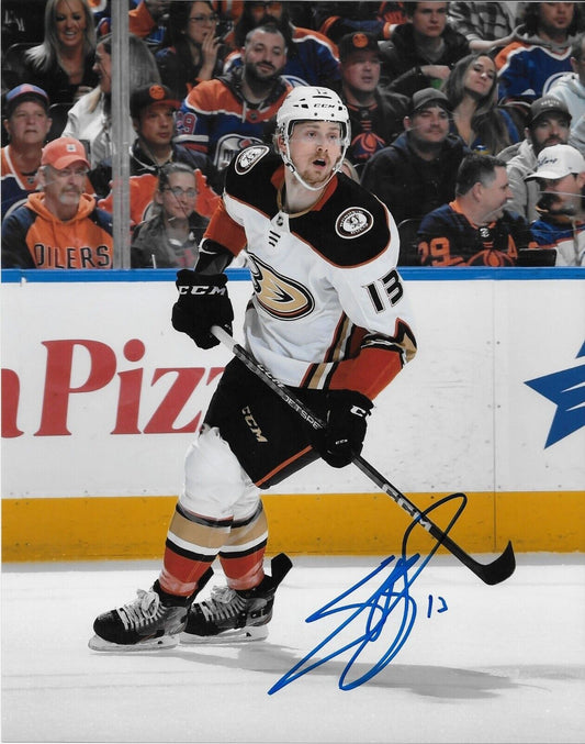 Signed Simon Benoit Anaheim Ducks Autographed 8x10 Photo #4 Original
