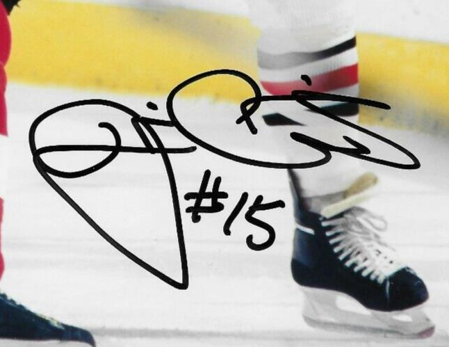 Signed Jim Cummins Chicago Blackhawks Autographed 8x10 Photo #1 Original