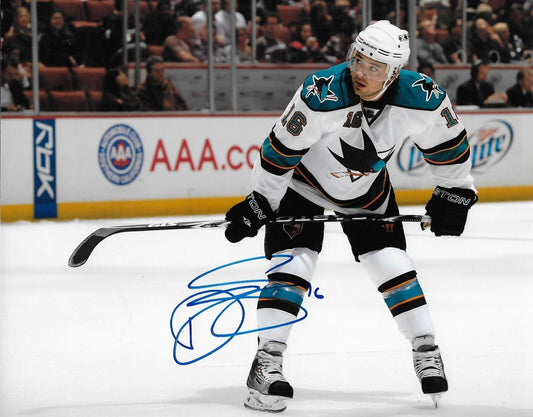 Signed Devin Setoguchi San Jose Sharks Autographed 8x10 Photo #3 Original