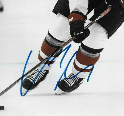Signed Vinnie Hinostroza Arizona Coyotes Autographed 8x10 Photo #1 Original
