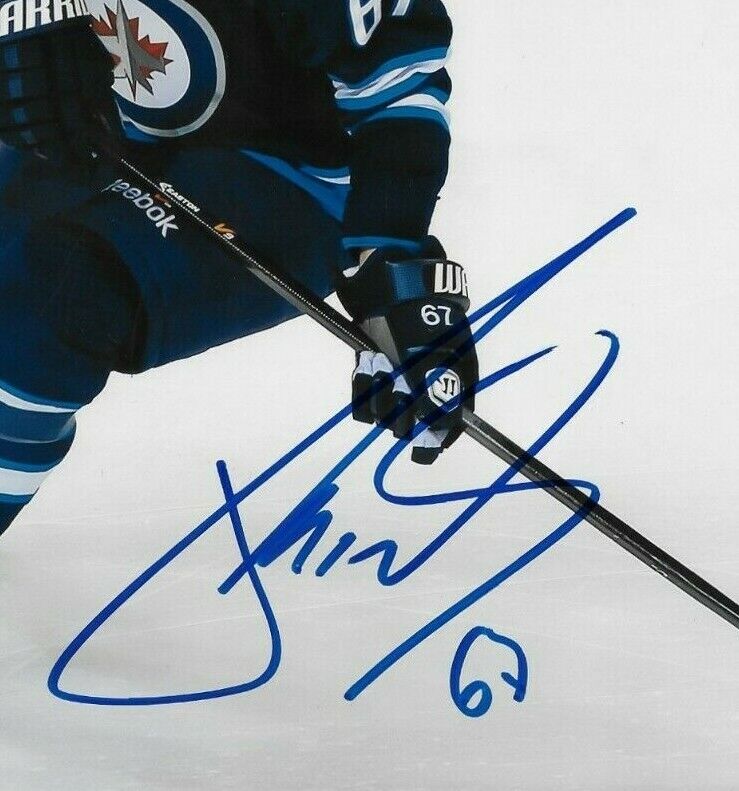 Signed Michael Frolik Winnipeg Jets Autographed 8x10 Photo #1 Original