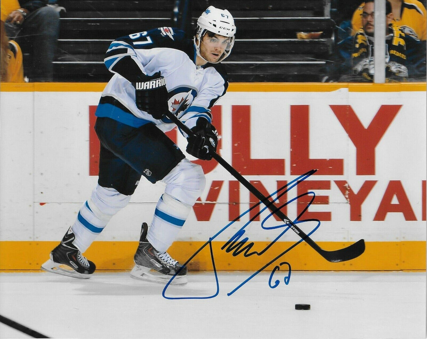 Signed Michael Frolik Winnipeg Jets Autographed 8x10 Photo #2 Original