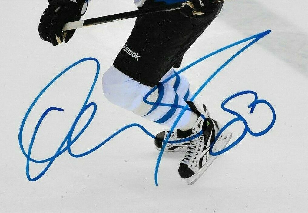 Signed Nik Antropov Winnipeg Jets Autographed 8x10 Photo #1 Original