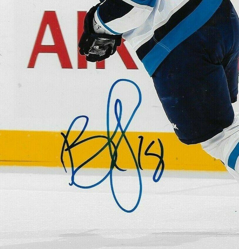 Signed Bryan Little Winnipeg Jets Autographed 8x10 Photo #1 Original