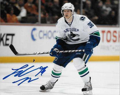 Signed Jannik Hansen Vancouver Canucks Autographed 8x10 Photo #3 Original
