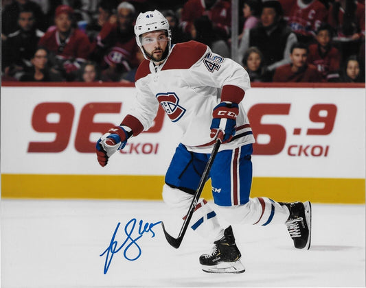 Signed Riley Barber Montreal Canadiens Autographed 8x10 Photo #3 Original