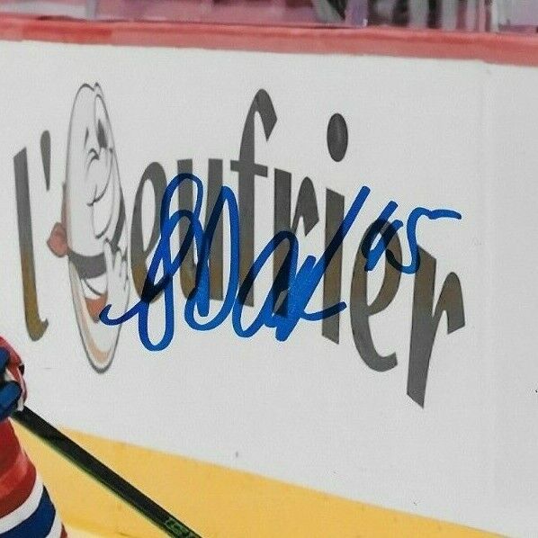 Photo autographiée 8x10 signée Laurent Dauphin Canadiens de Montréal #1 Original