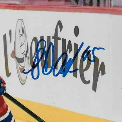 Photo autographiée 8x10 signée Laurent Dauphin Canadiens de Montréal #1 Original