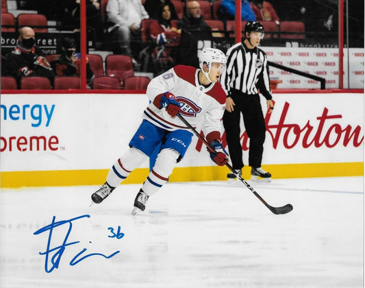 Signed Gianni Fairbrother Montreal Canadiens Autographed 8x10 Photo #2 Original