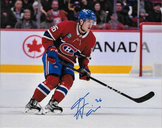 Signed Gianni Fairbrother Montreal Canadiens Autographed 8x10 Photo #3 Original