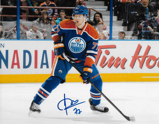 Photo autographiée 8x10 signée Anton Belov des Oilers d'Edmonton #1