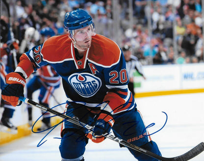 Photo autographiée 8x10 signée par Eric Belanger des Oilers d'Edmonton #1
