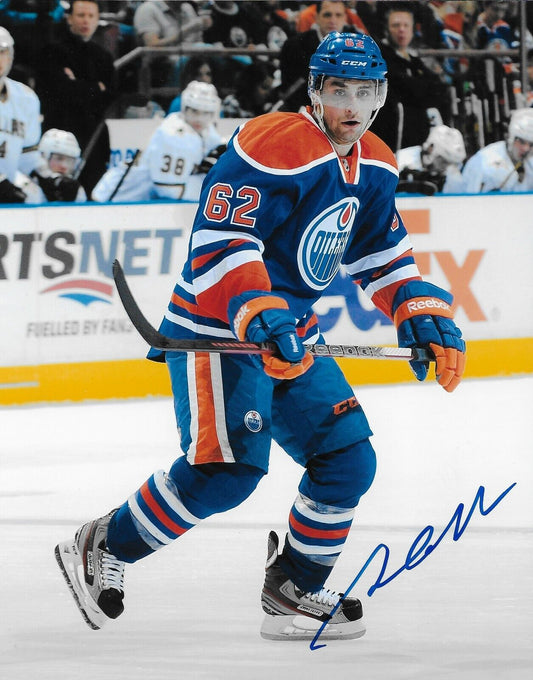 Signed Mark Arcobello Edmonton Oilers Autographed 8x10 Photo #2 Original