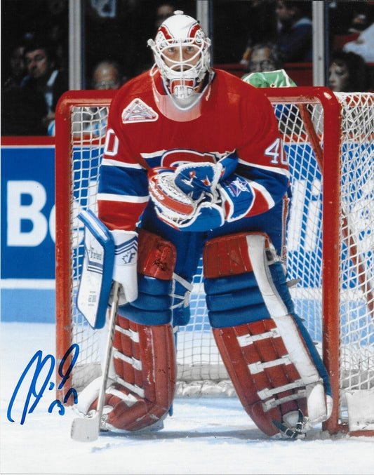 Signed Andre Racicot Montreal Canadiens Autographed 8x10 Photo #2 Original