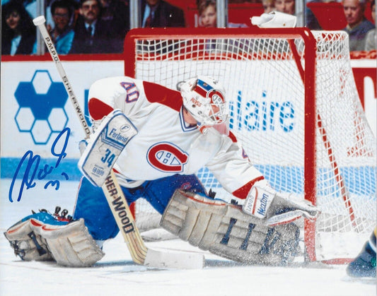 Signed Andre Racicot Montreal Canadiens Autographed 8x10 Photo #4 Original