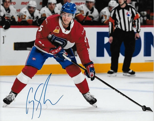 Photo autographiée 8x10 des Canadiens de Montréal signée Corey Schueneman #1