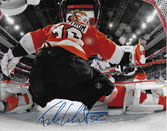 Signed Felix Sandstrom Philadelphia Flyers Autographed 8x10 Photo #1 Original
