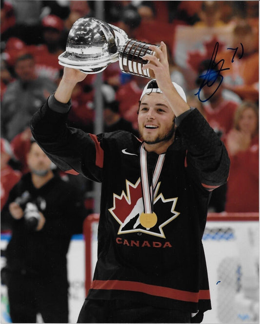 Signed Tyson Foerster Philadelphia Flyers Team Canada 8x10 Photo #6 Original