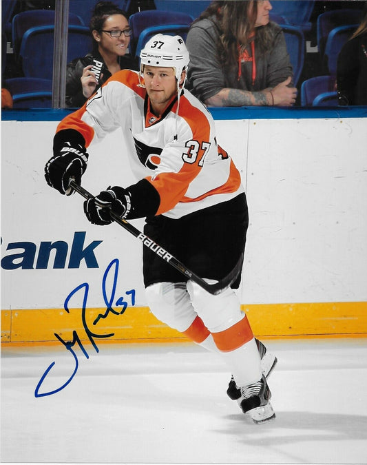 Signed Jay Rosehill Philadelphia Flyers Autographed 8x10 Photo #1 Original