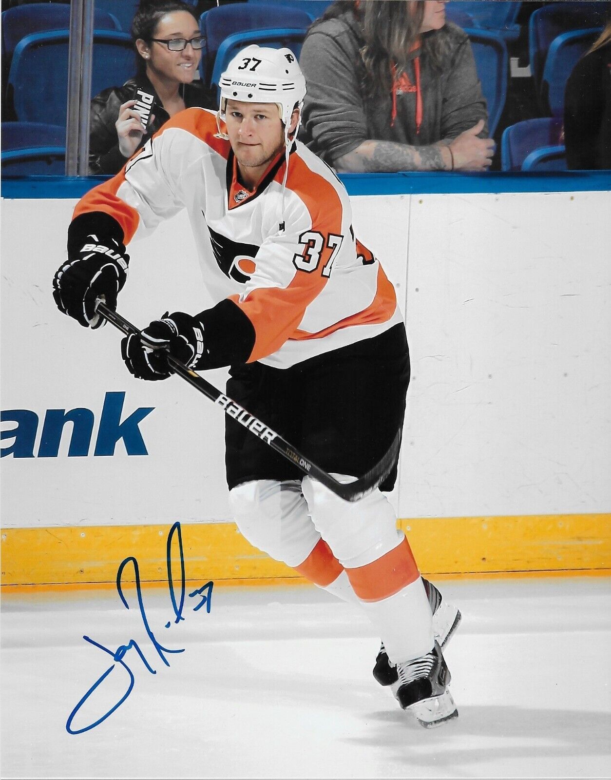 Signed Jay Rosehill Philadelphia Flyers Autographed 8x10 Photo #1 Original