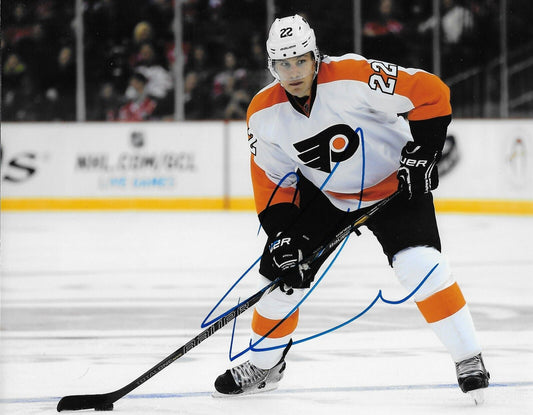 Photo autographiée 8x10 de Luke Schenn des Flyers de Philadelphie n° 2 originale