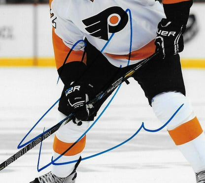 Photo autographiée 8x10 de Luke Schenn des Flyers de Philadelphie n° 2 originale