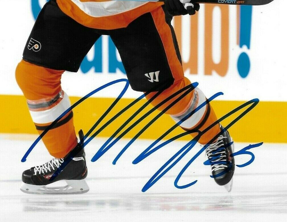 Signed Nick Schultz Philadelphia Flyers Autographed 8x10 Photo #1 Original