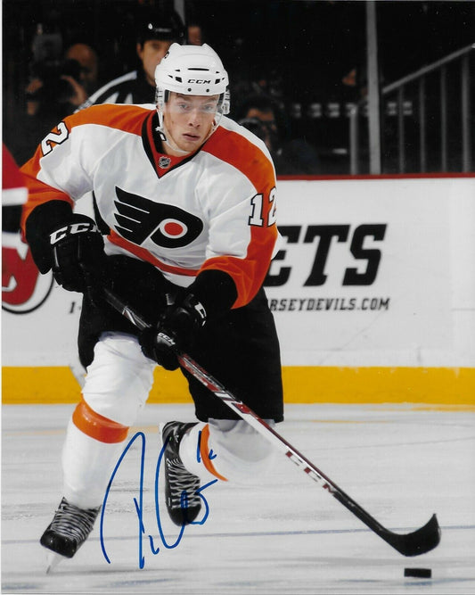 Photo autographiée 8x10 signée Michael Raffl des Flyers de Philadelphie #2