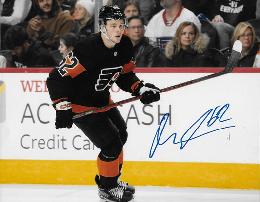 Signé Olle Lycksell Philadelphia Flyers Dédicacé 8x10 Photo #1 Original