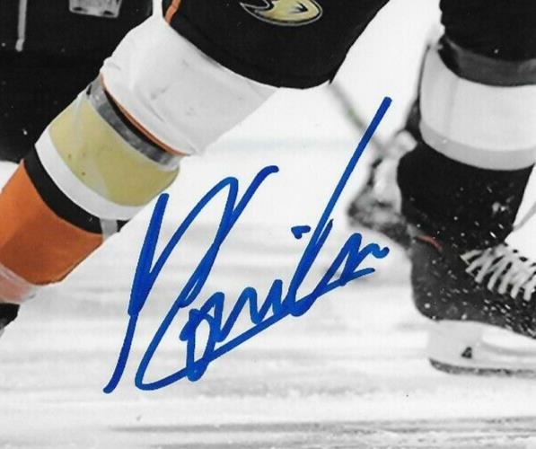 Photo autographiée 8x10 signée Maxime Comtois des Ducks d'Anaheim #2
