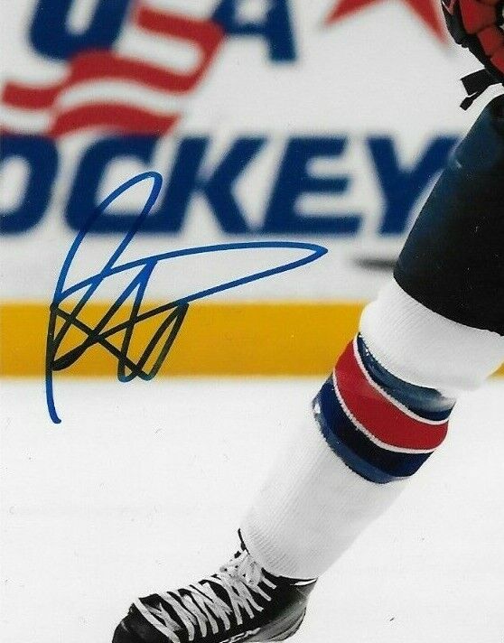 Signed Ryan Poehling Montreal Canadiens Autographed Team USA 8x10 Photo Original