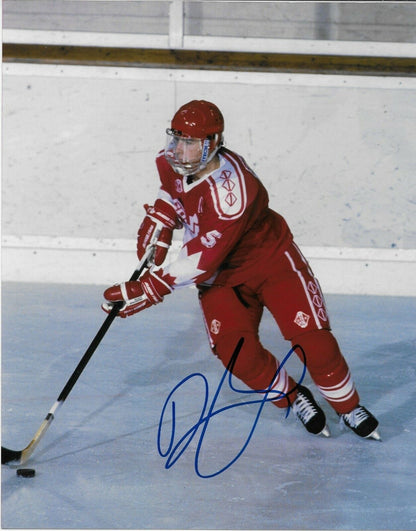 Signed Darryl Sydor Pittsburgh Penguins Team Canada 8x10 Photo #1 Original