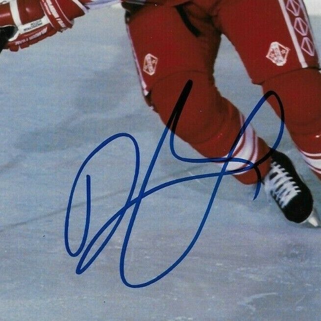 Signed Darryl Sydor Pittsburgh Penguins Team Canada 8x10 Photo #1 Original