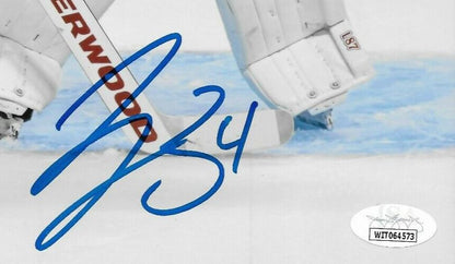 Photo 8x10 signée par Jake Allen, Canadiens de Montréal, n° 16, séance privée avec JSA