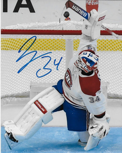 Photo autographiée 8x10 signée par Jake Allen des Canadiens de Montréal #4 Signature privée