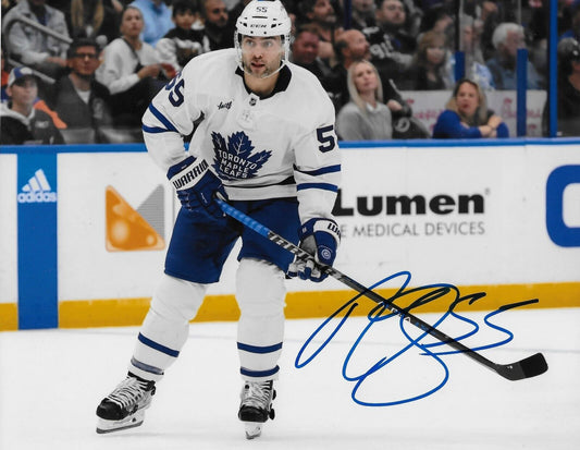 Photo autographiée 8x10 de Mark Giordano des Maple Leafs de Toronto #2 originale