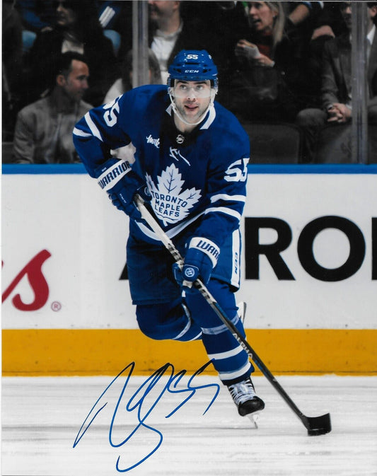 Photo autographiée 8x10 de Mark Giordano des Maple Leafs de Toronto #4