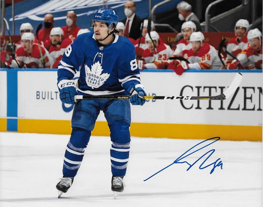 Signed Nick Robertson Toronto Maple Leafs 8x10 Photo #1 AHL Marlies Original