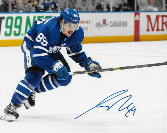 Signed Nick Robertson Toronto Maple Leafs 8x10 Photo #4 AHL Marlies Original