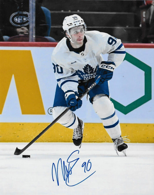 Photo 8x10 signée par Max Ellis des Maple Leafs de Toronto #2 des Marlies de la AHL