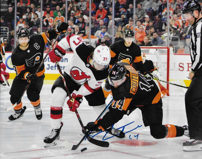 Signed Sean Couturier Philadelphia Flyers Autographed 8x10 Photo #3 Original