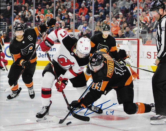 Signed Sean Couturier Philadelphia Flyers Autographed 8x10 Photo #3 Original